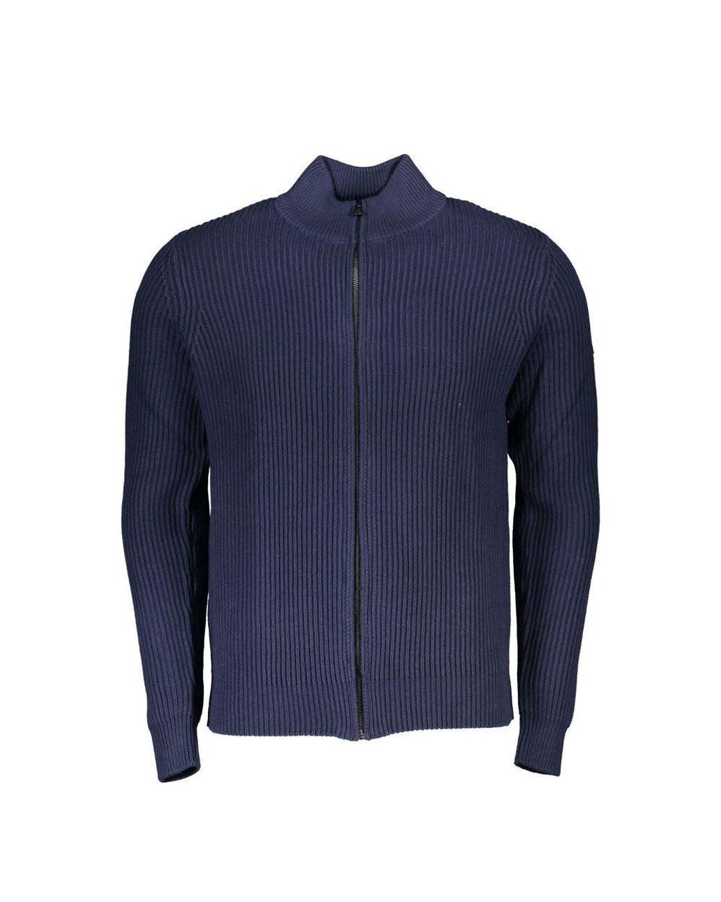 North Sails Blue Cotton Sweater for men