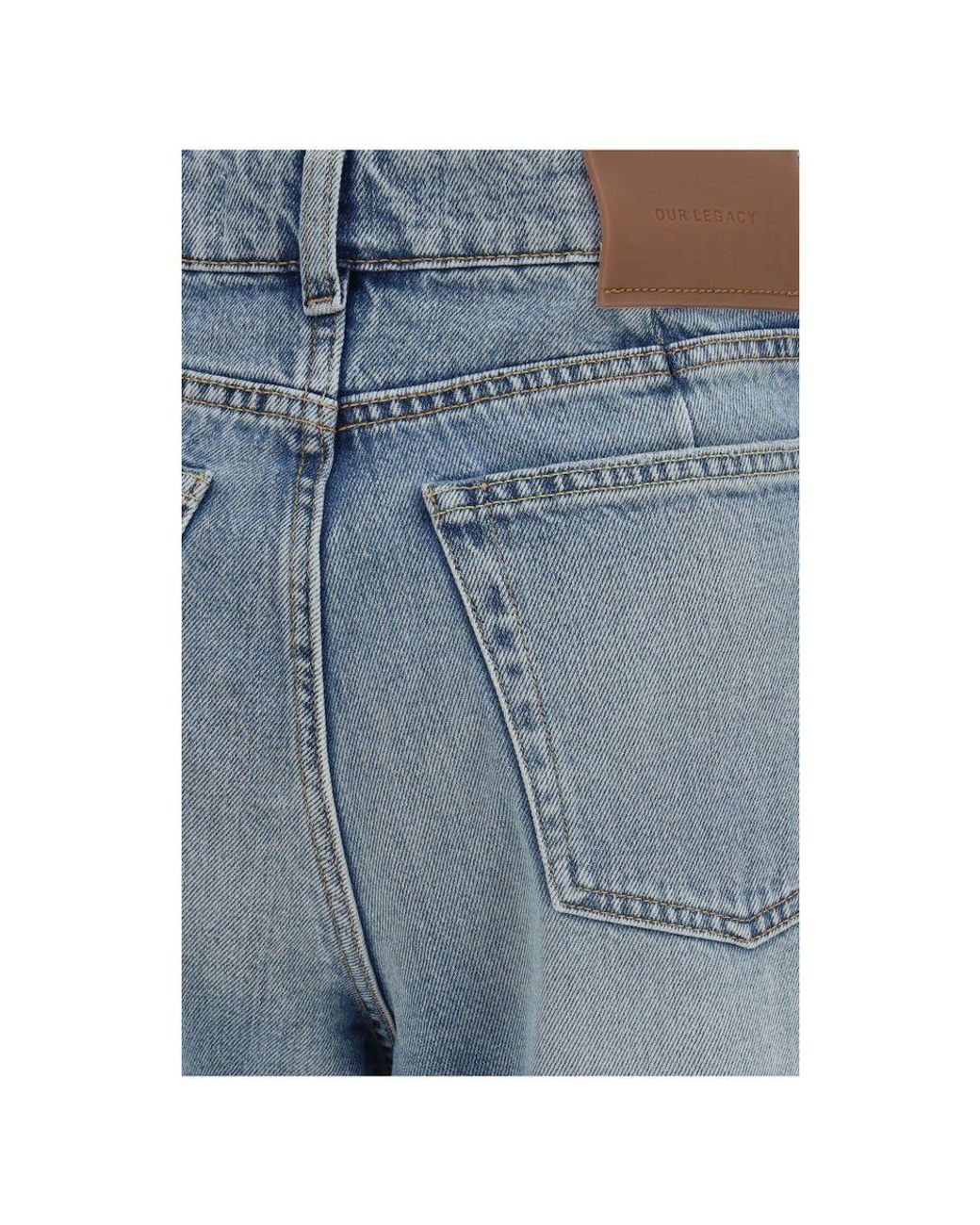 Our Legacy Blue Cotton Jeans