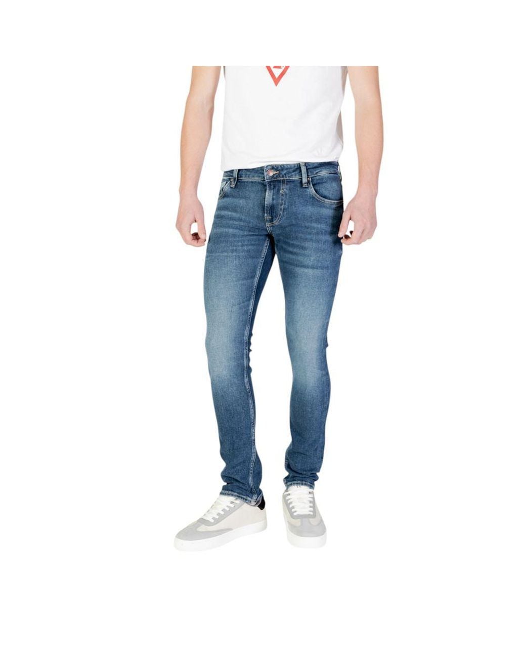 Guess Blue Cotton Jeans & Pant for men