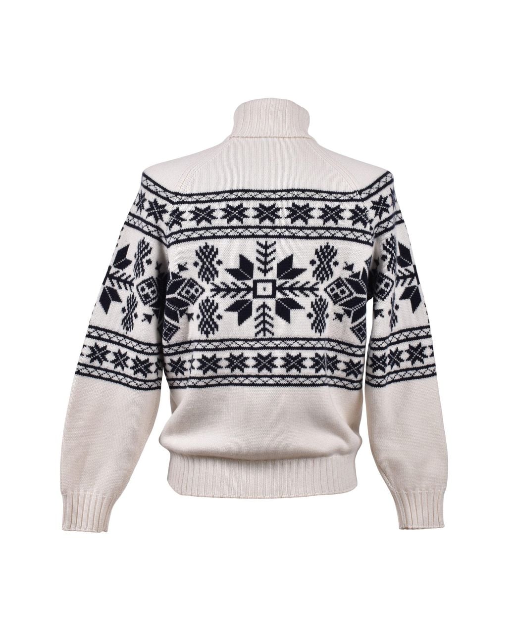 Brunello Cucinelli Multicolor Bicolor Cashmere Sweater for men