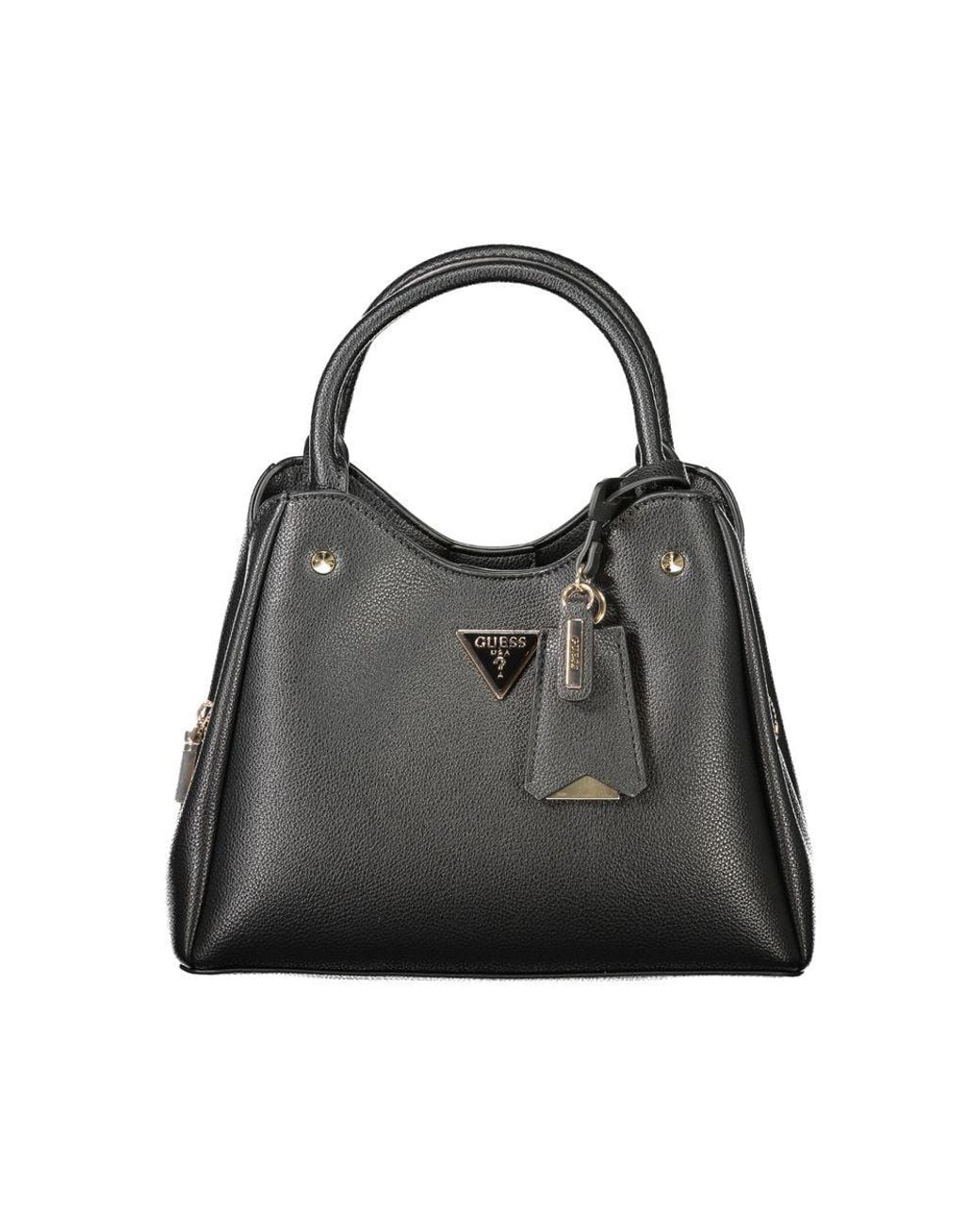 Guess Black Polyurethane Handbag