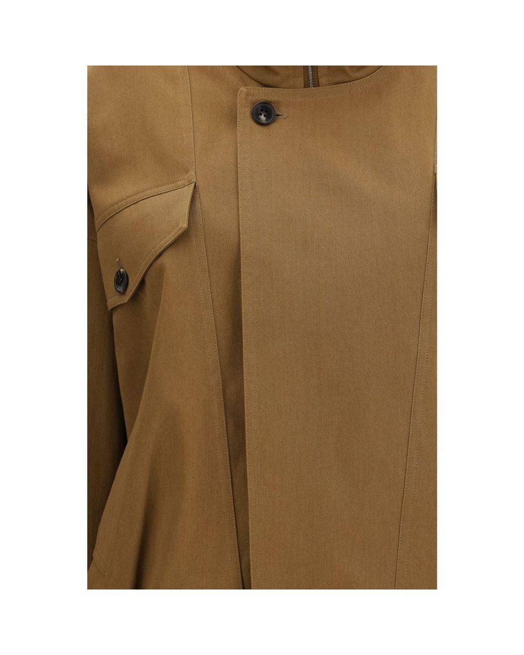 Saint Laurent Green Brown Cotton Bomber