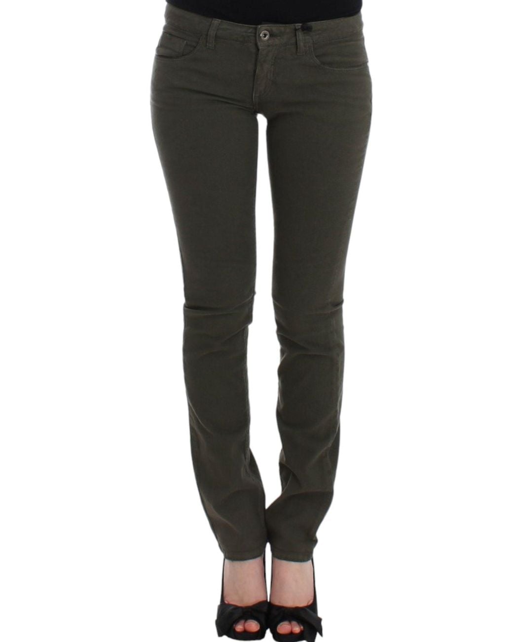 CoSTUME NATIONAL Black Slim Leg Jeans