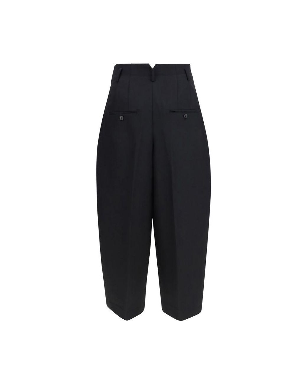 Jacquemus Black Wool Oves Aries Dress Pants