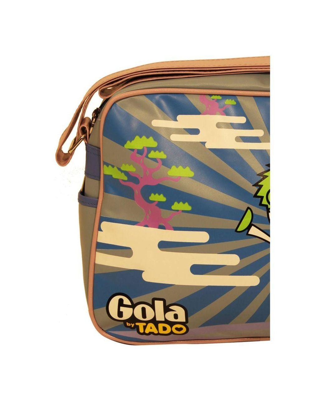 Gola Multicolor Light Blue Fabric Handbag