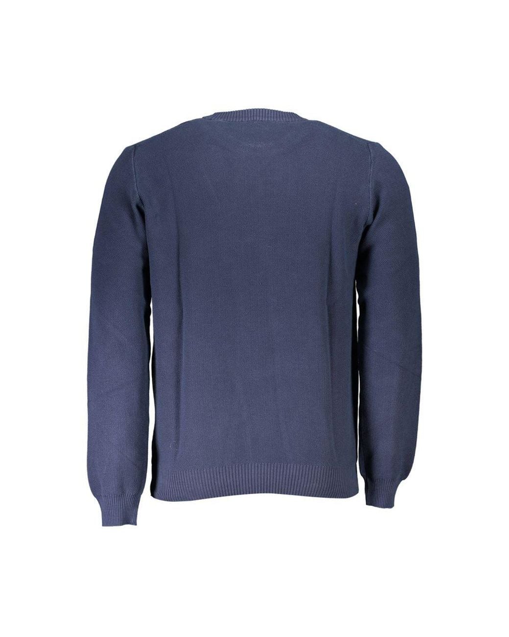 North Sails Blue Cotton Men Sweater for men