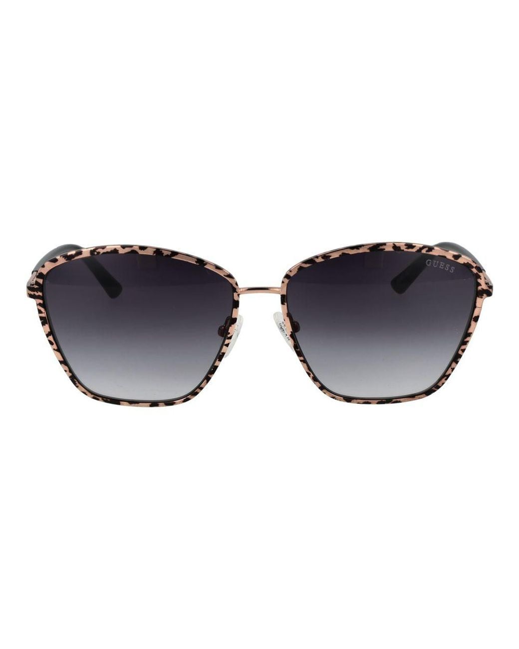 Guess Blue Rose Gold Metal Sunglasses