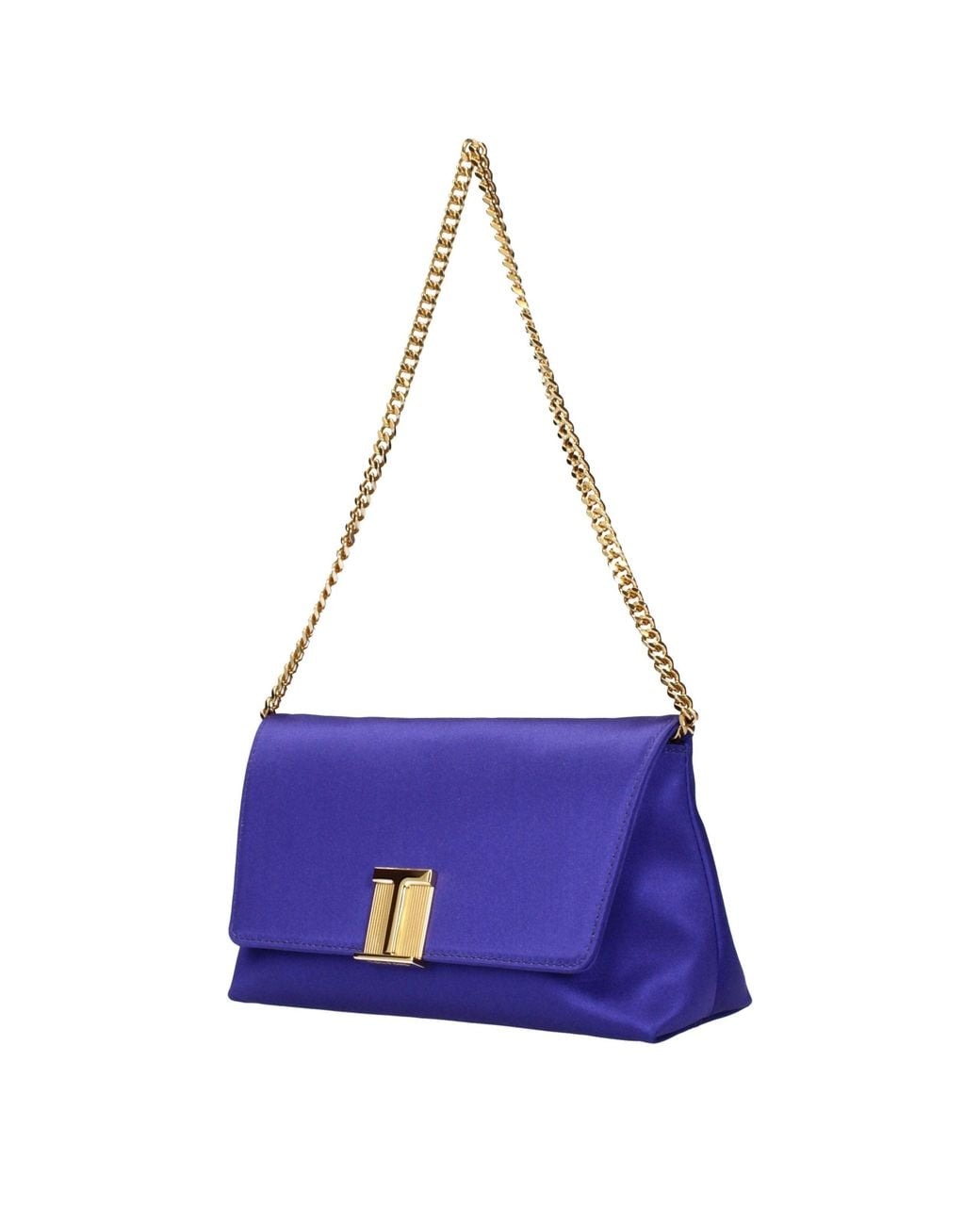 Tom Ford Purple Satin Clutch Bag
