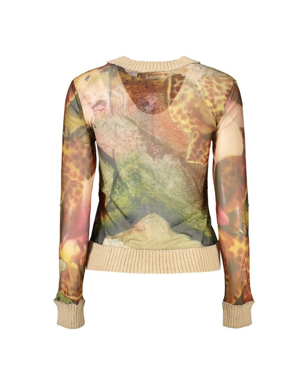 Desigual Green Polyester Shirt