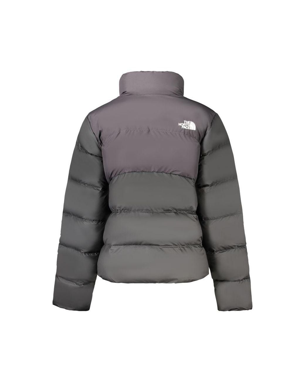 The North Face Gray Black Polyester Jacket