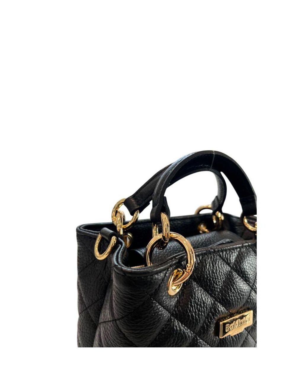 Baldinini Black Leather Handbag
