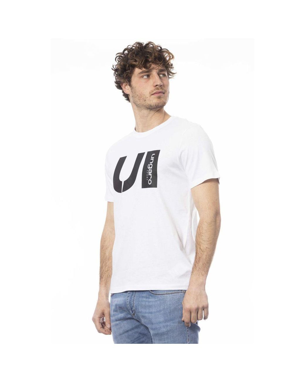 Ungaro Sport White Cotton T-Shirt for men