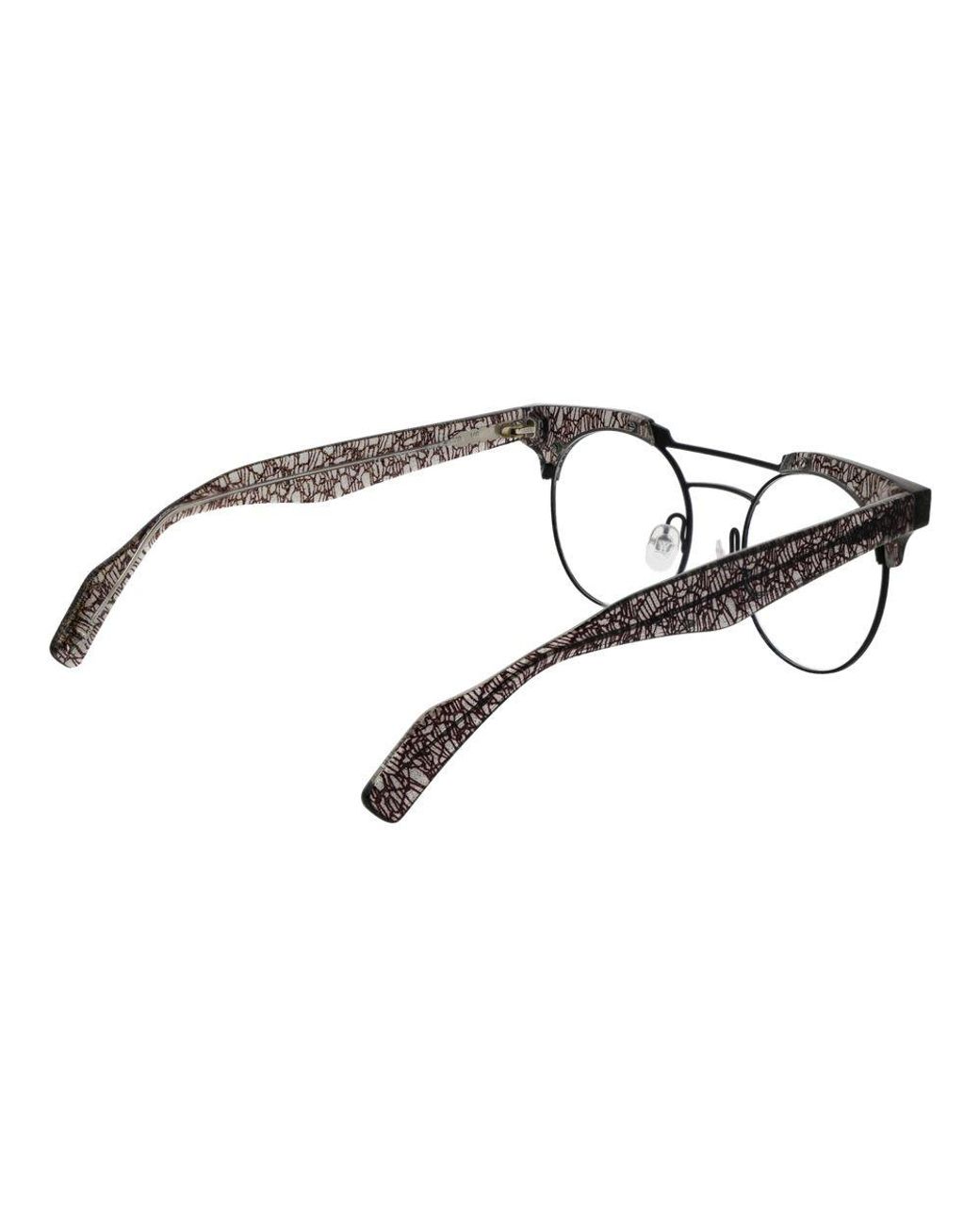Yohji Yamamoto Brown Black Plastic Glasses (frames) for men