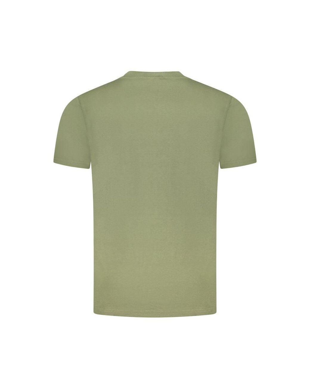Roberto Cavalli Green Cotton T-Shirt for men