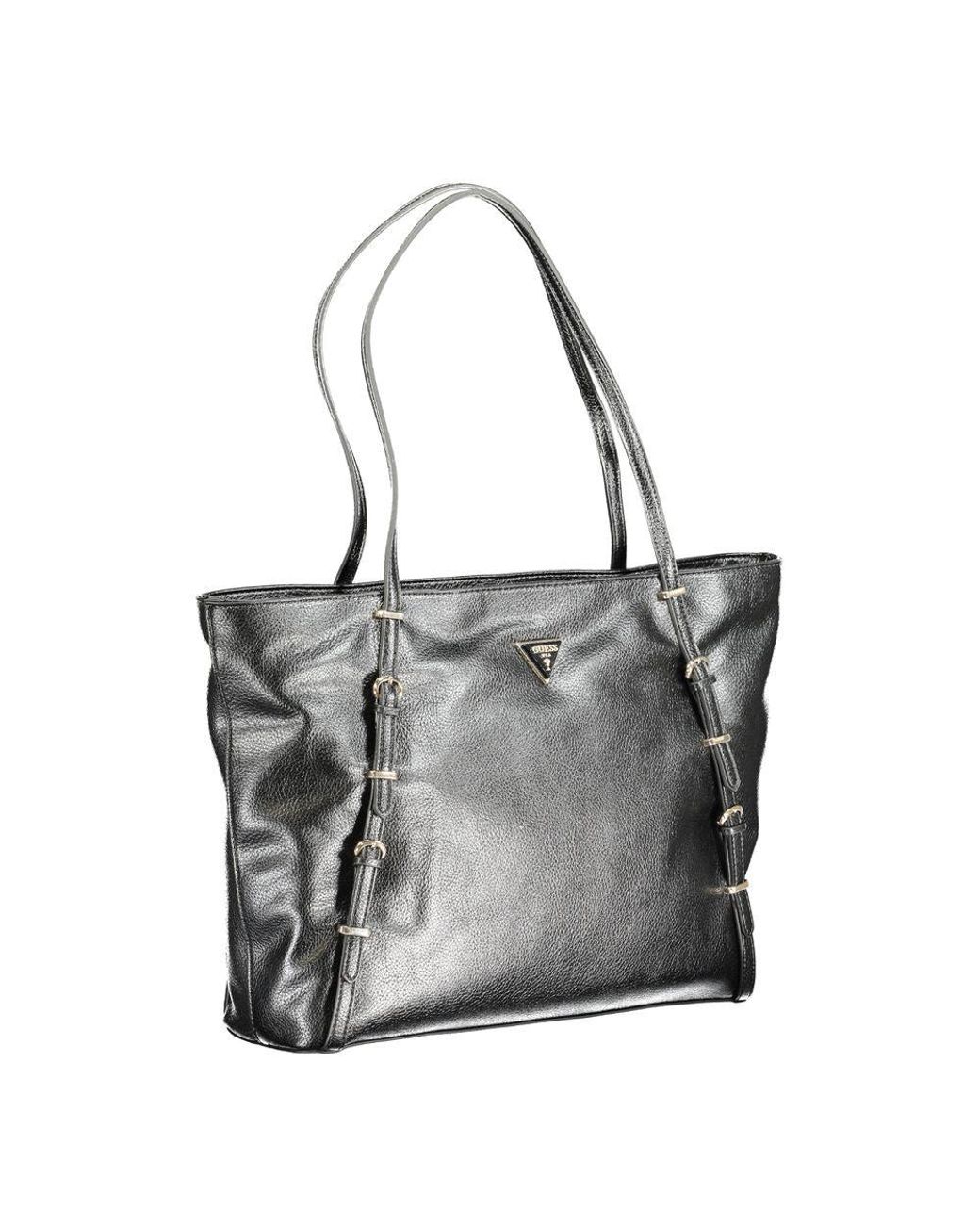 Guess Black Polyurethane Handbag