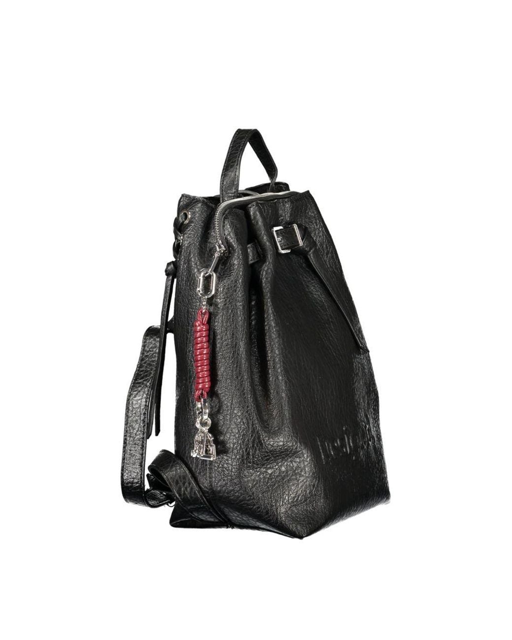 Desigual Black Polyurethane 's Backpack