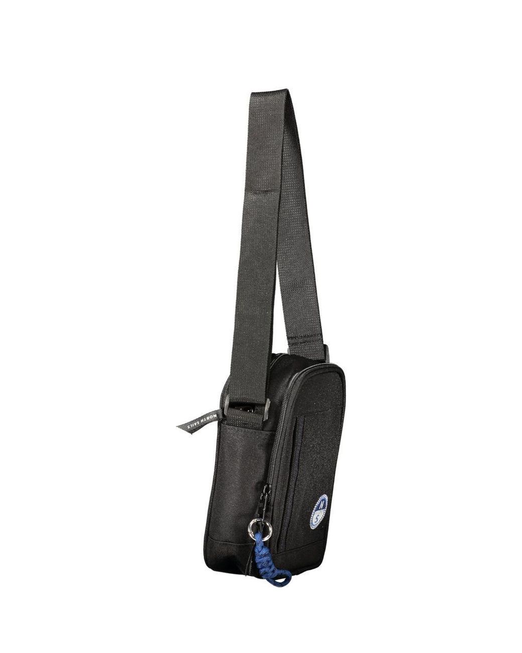 North Sails Black Polyester Men's Shoulder Bag for men