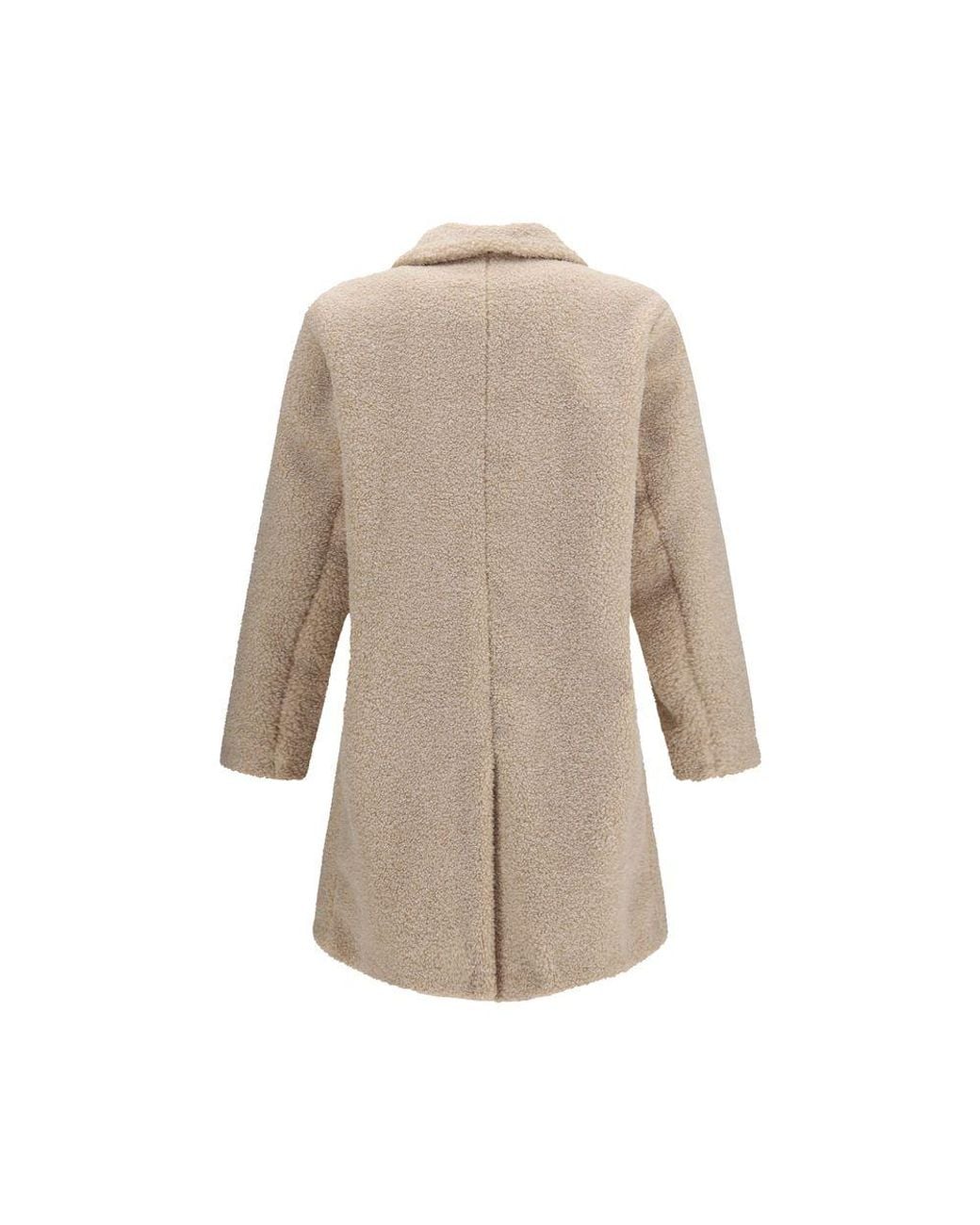 Herno Natural Beige Polyester Coat for men