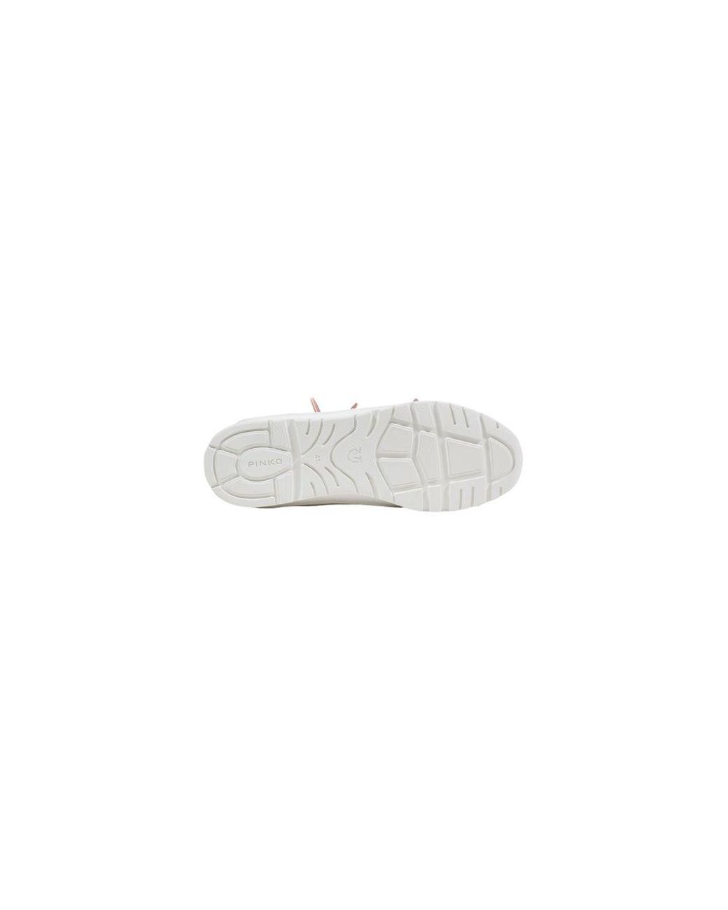 Pinko White Leather Sneakers