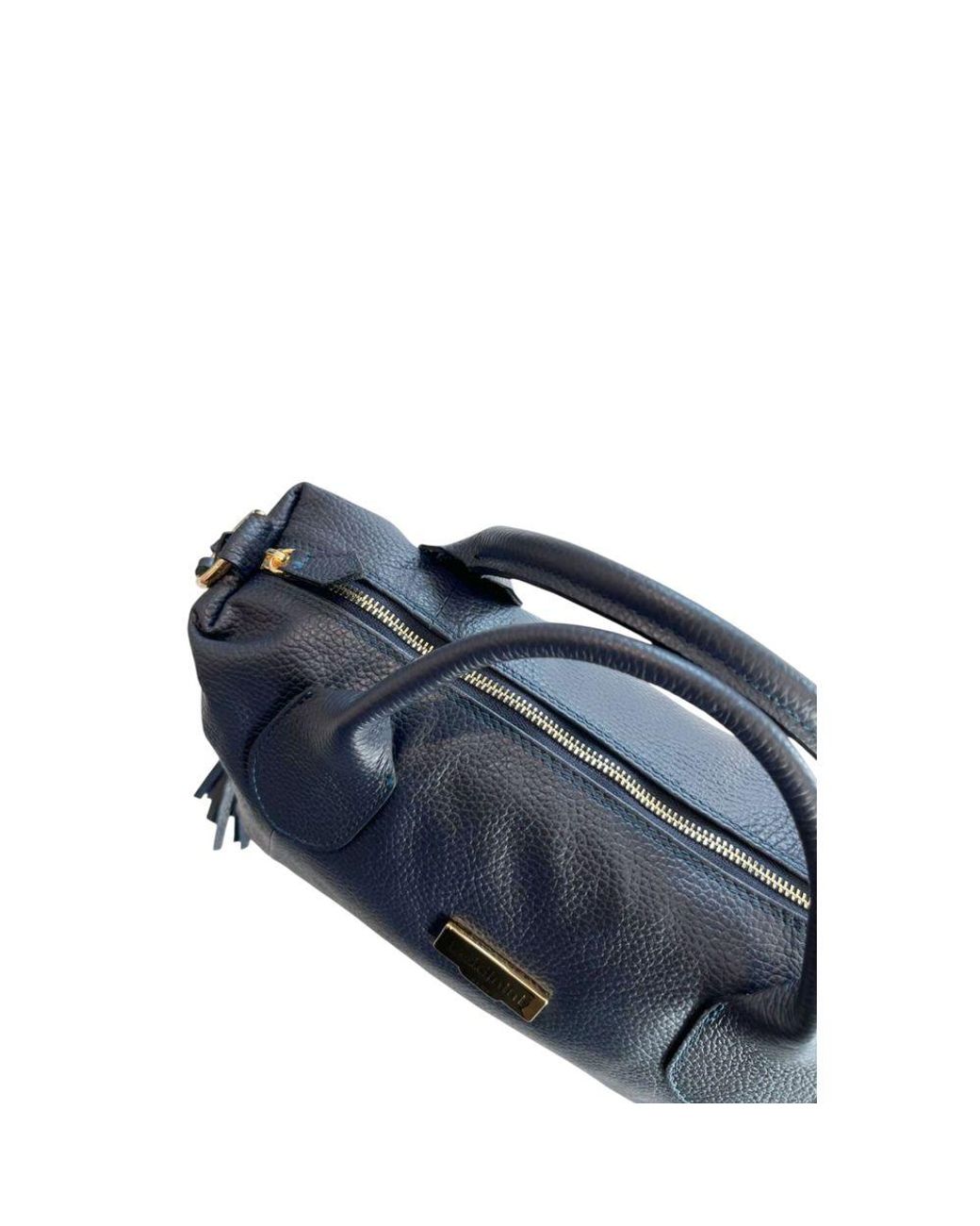 Baldinini Blue Leather Handbag