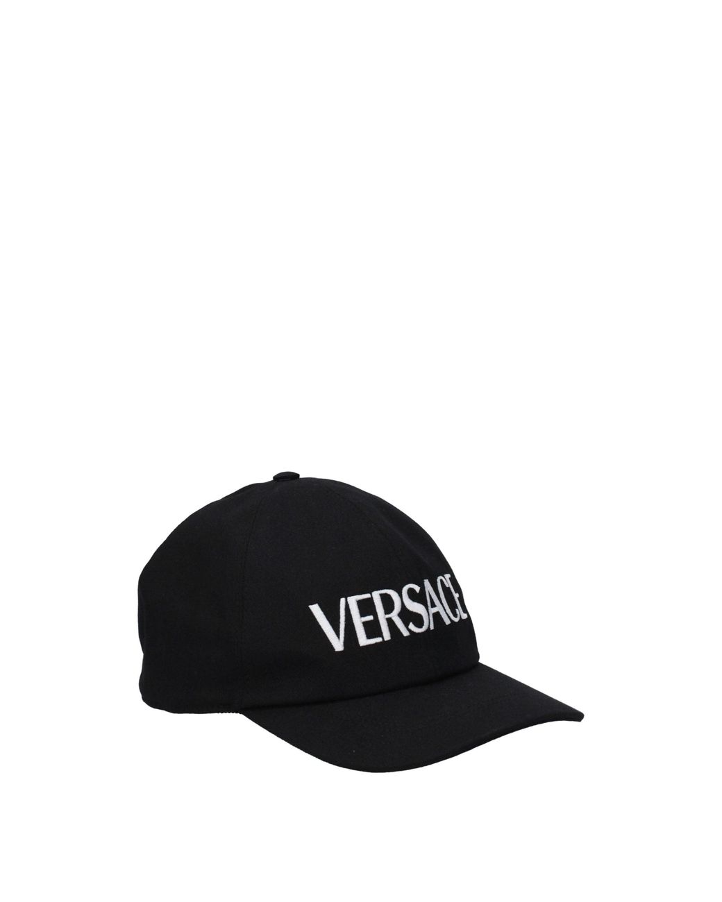 Versace Black Cotton Cap (Baseball Hat)