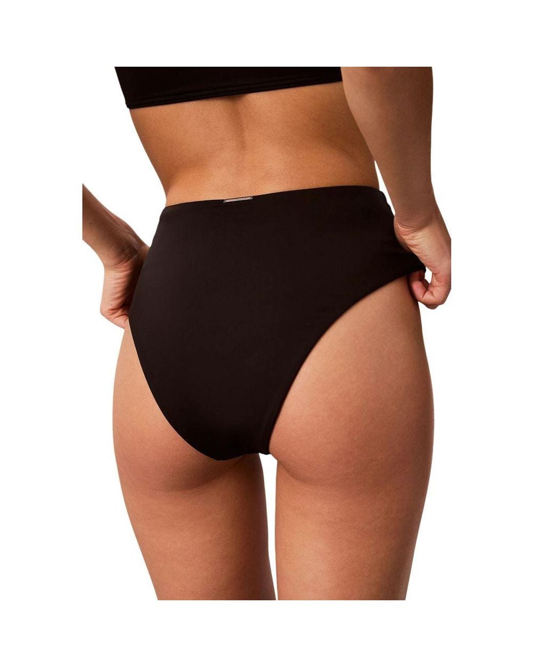 Calvin Klein Black Elastane Bikini