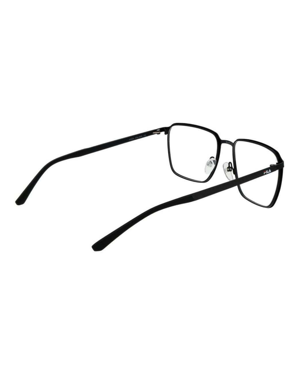 Fila Black Metal & Plastic Glasses (Frames) for men
