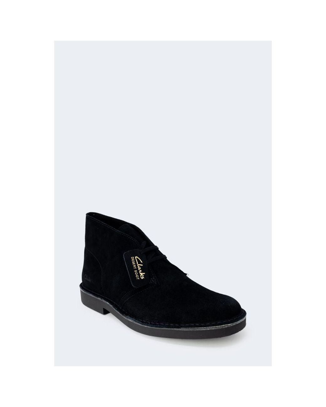 Clarks Black Leather Lace for men
