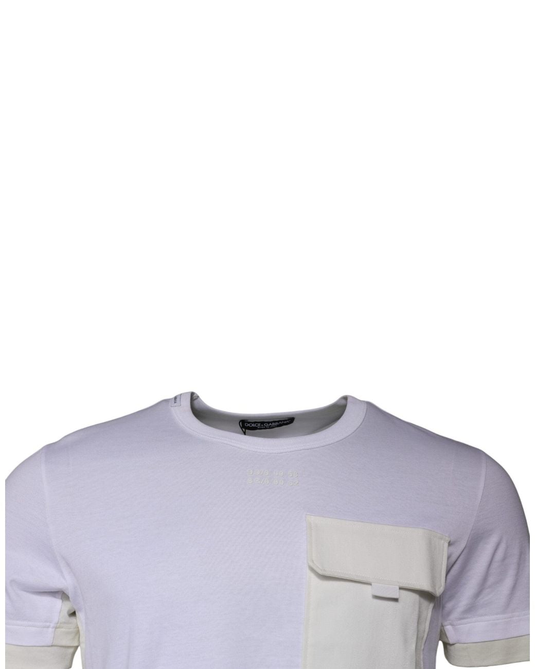 Dolce & Gabbana Blue Crew Neck Short Sleeve T-Shirt for men