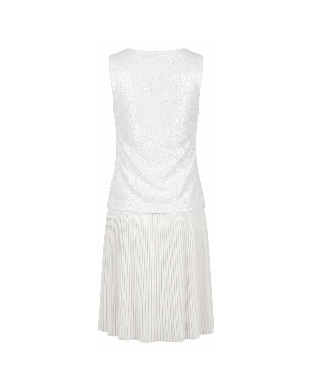 Trussardi White Polyester Dress