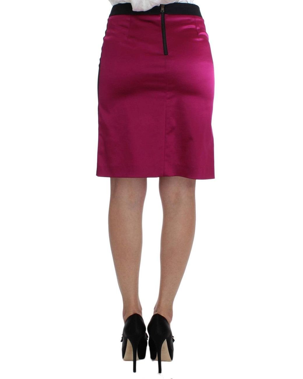 Exte Black Pink Two Piece Suit Skirt & Blazer