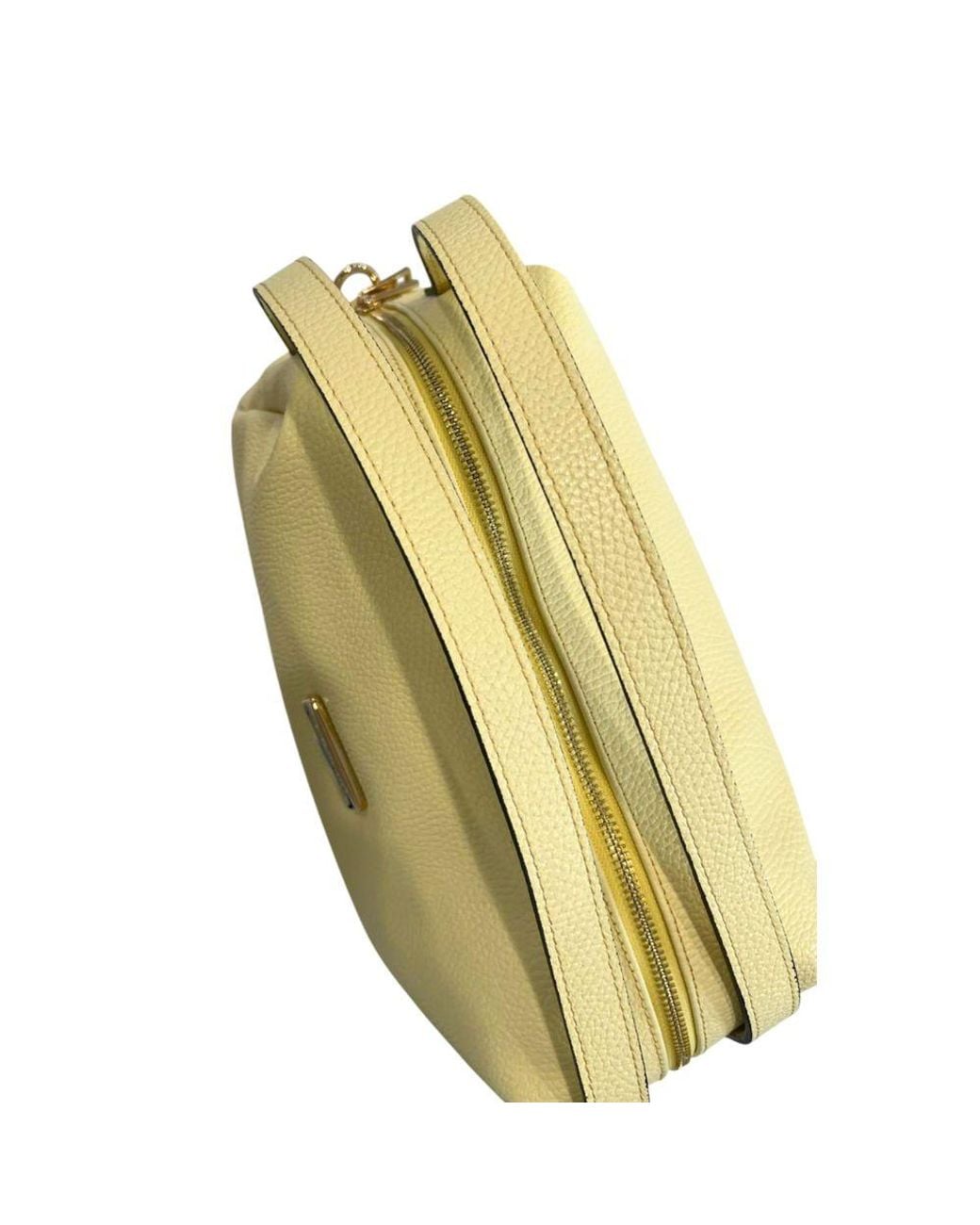 Baldinini Green Yellow Leather Shoulder Bag