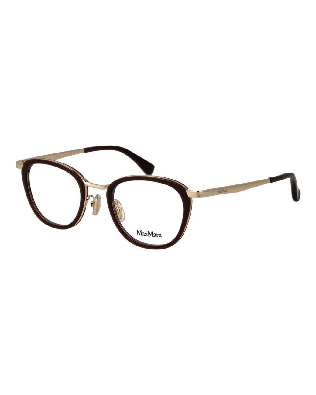 Max Mara Black Brown Plastic Glasses (frames)