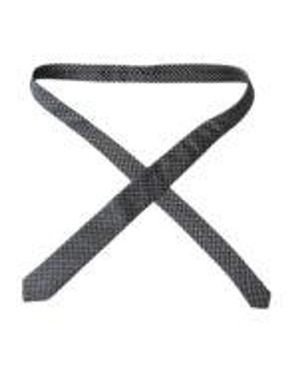Dolce & Gabbana Gray Geometric Pattern Silk Tie for men