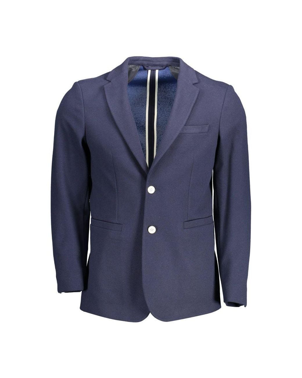 Gant Blue Polyester Jacket for men