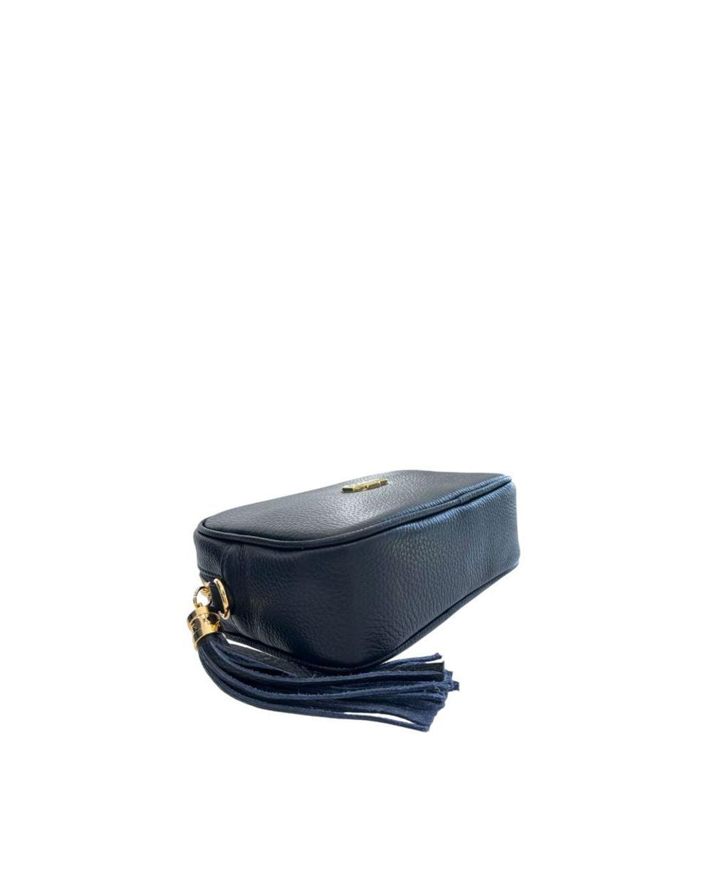 Baldinini Blue Leather Crossbody Bag