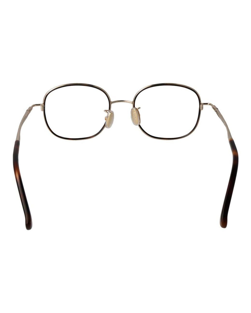 Max Mara Brown Metal Glasses (frames)