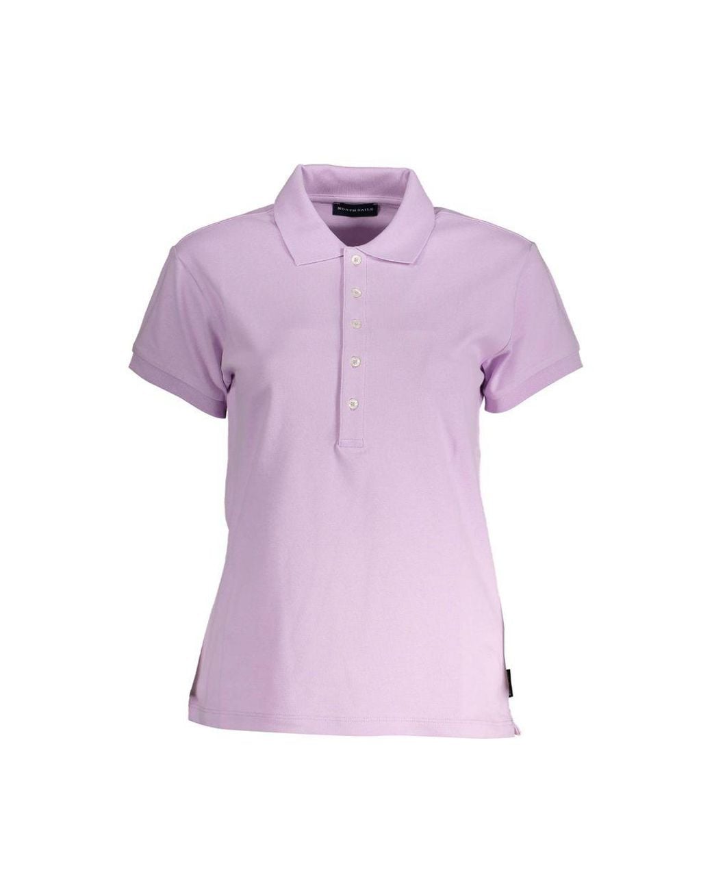 North Sails Purple Cotton Polo Shirt