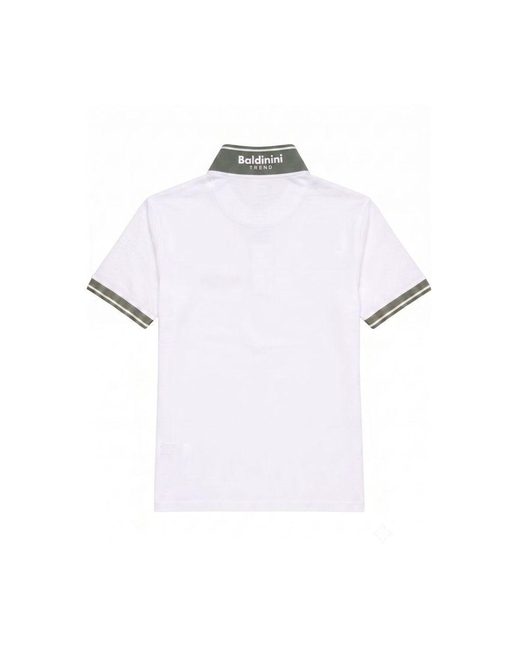 Baldinini White Cotton Men Polo for men