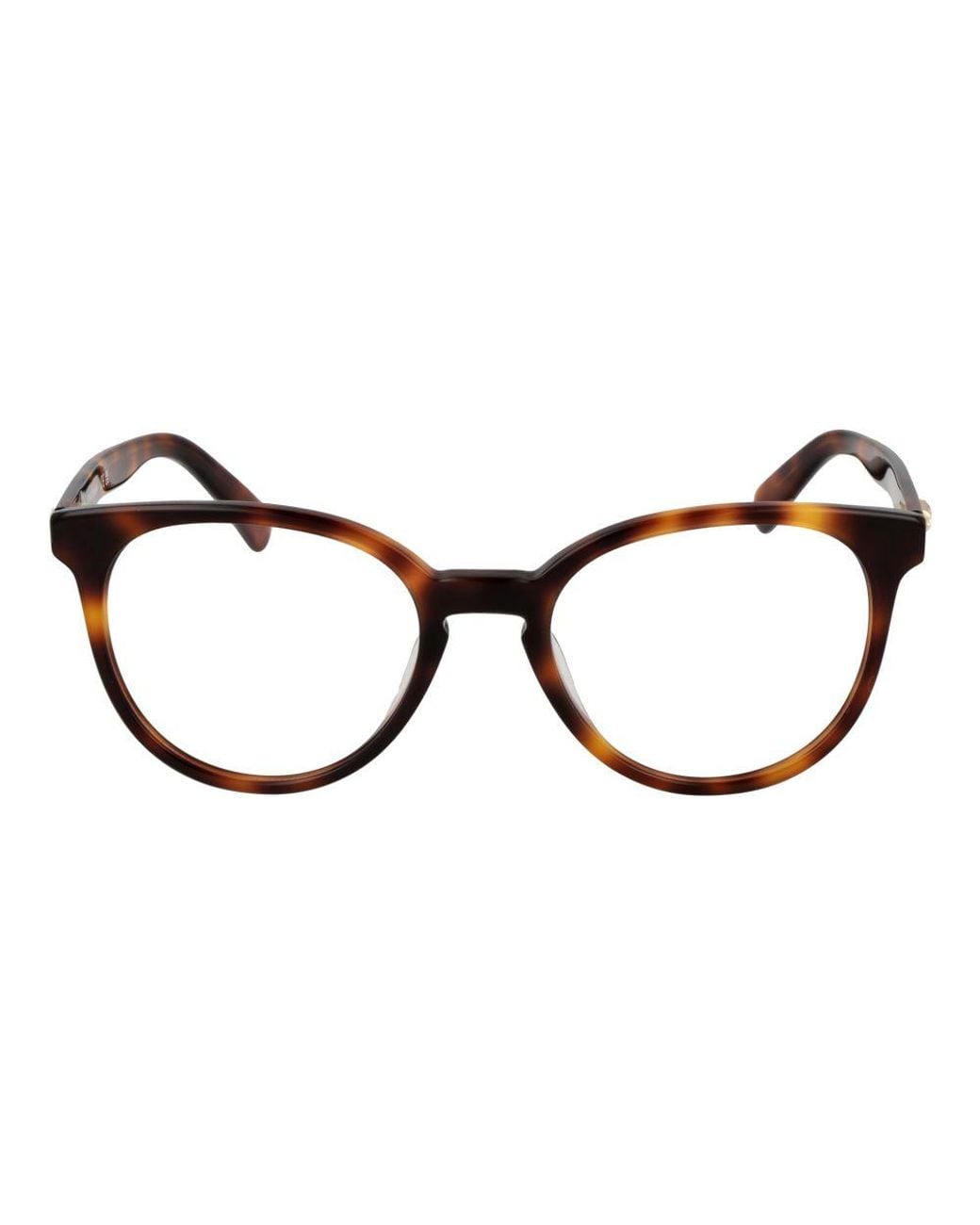 Longchamp Brown Sophisticated Rectangular Optical Frames