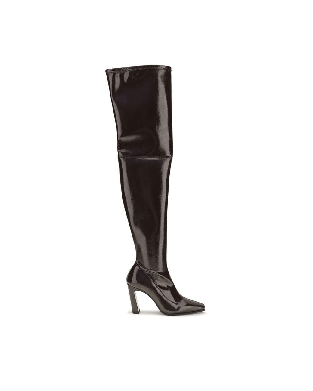 Stuart Weitzman Black Brown Rayon Over The Knee