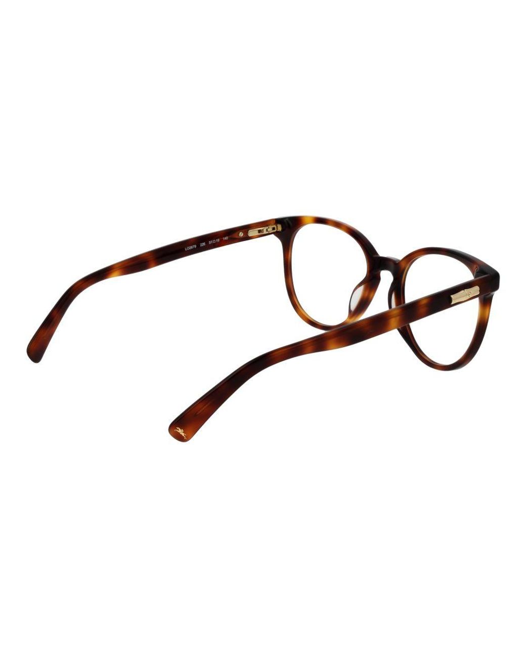Longchamp Brown Sophisticated Rectangular Optical Frames