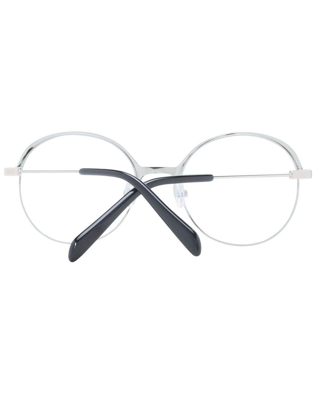 Emilio Pucci Metallic Black Metal Glasses (frames)