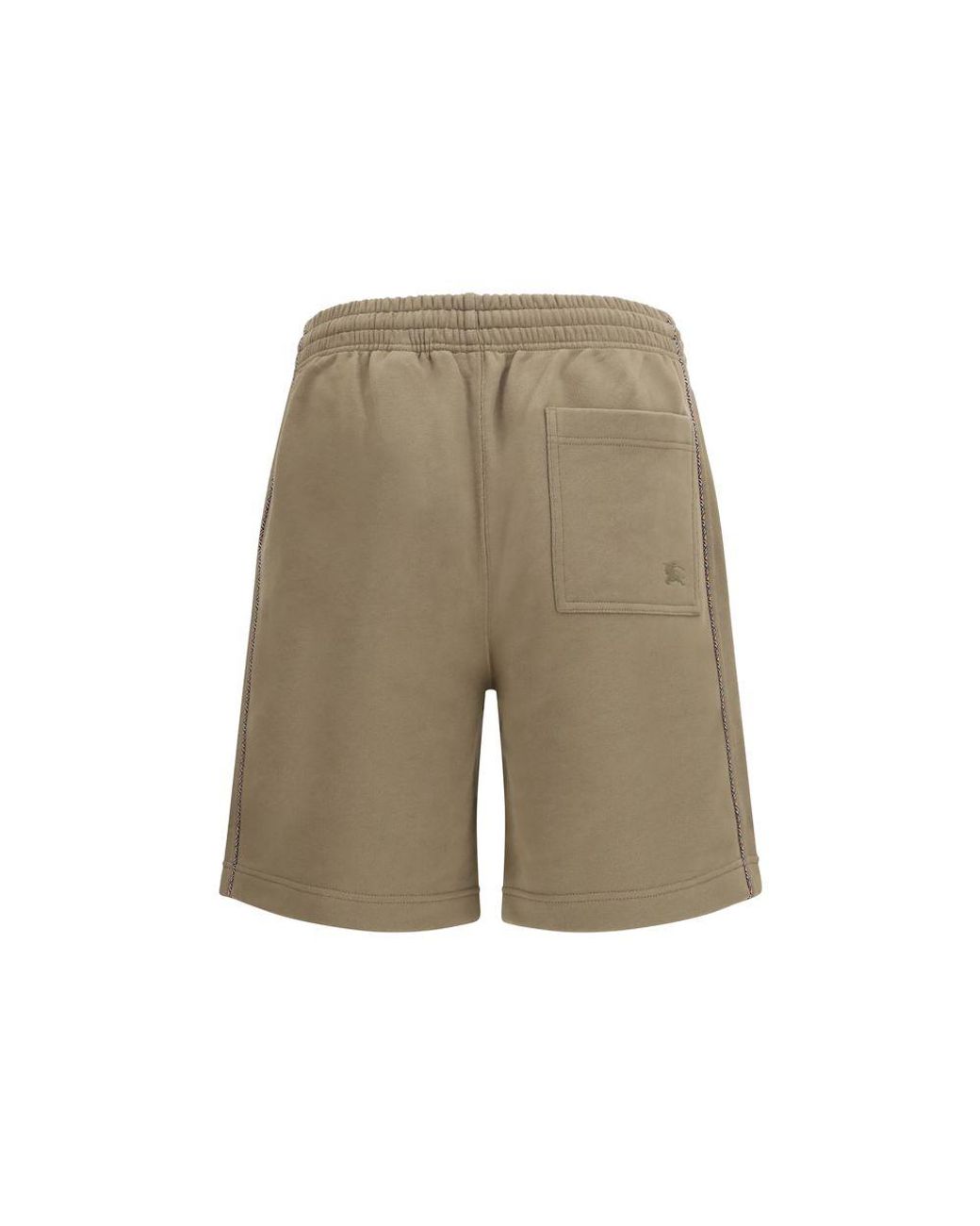 Burberry Natural Brown Cotton Bermuda Shorts for men