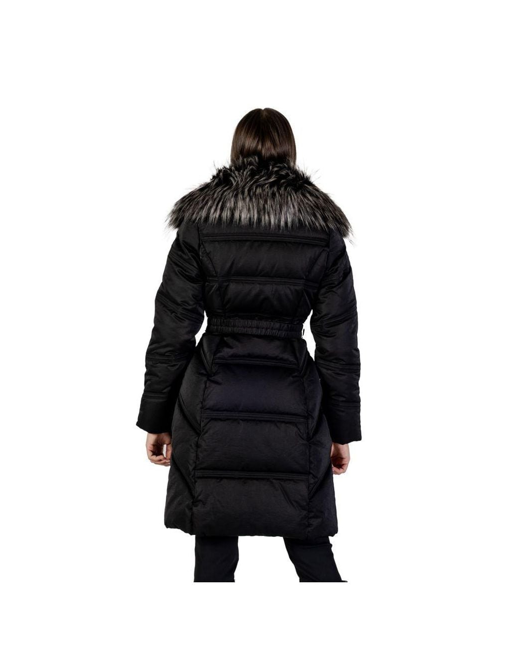 Guess Black Cotton Coat