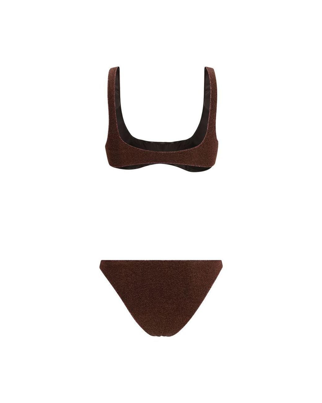Oseree Brown Polyamide Bikini