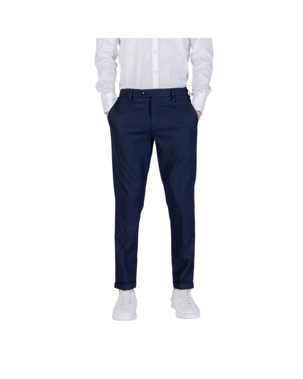 Antony Morato Blue Polyester Skinny Pants for men