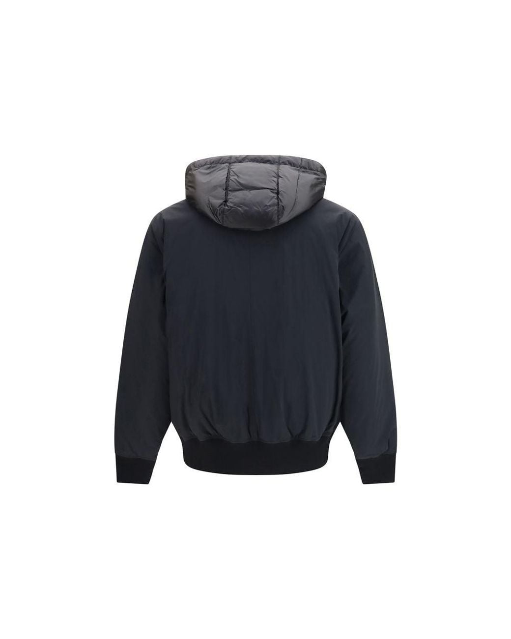 Moose Knuckles Blue Black Nylon Full for men