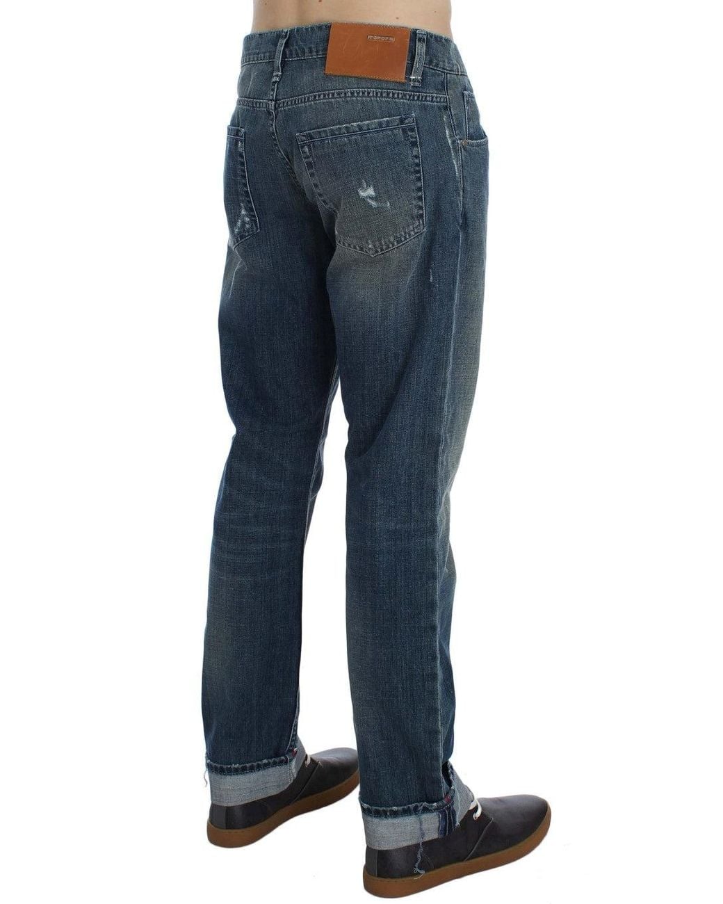 Acht Denim Straight Fit Jeans Blue Sig30493 for men