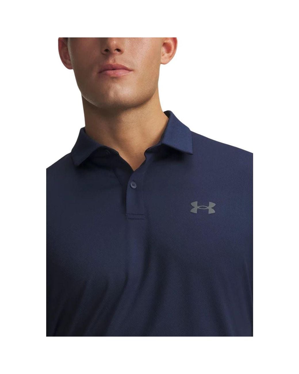Under Armour Blue Polyester Polo Shirt for men